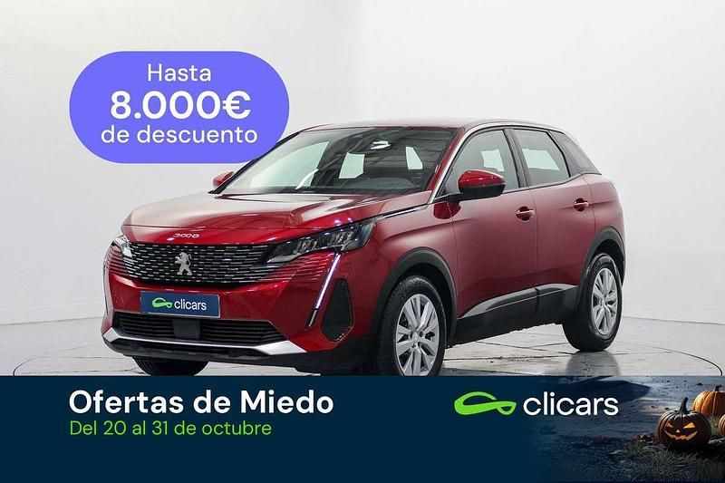 Rojo Usado 2021 Peugeot 3008 Active SUV | 16.390 € (Super precio) - Imagen 1/4