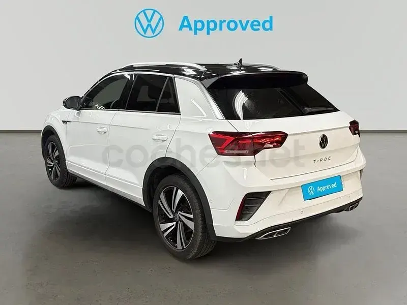 Usado VW T-Roc R-line 150 CV (110 kW) 2022 Blanco SUV