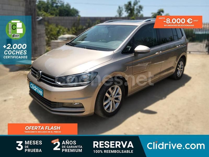 Marrón Usado 2019 VW Touran Advance Monovolumen | 18.190 € (Precio justo) - Imagen 1/3