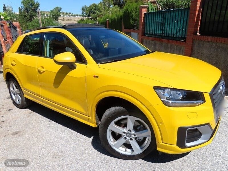 Usado Audi Q2 S-Line 116 CV (85 kW) 2018 Amarillo SUV