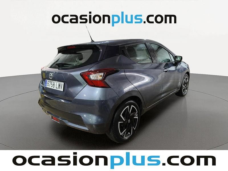 Usado Nissan Micra Acenta 92 CV (67 kW) 2022 Azul Utilitario