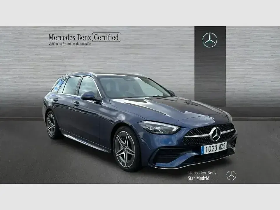 Usado Mercedes C200 163 CV (119 kW) 2024 Azul Familiar