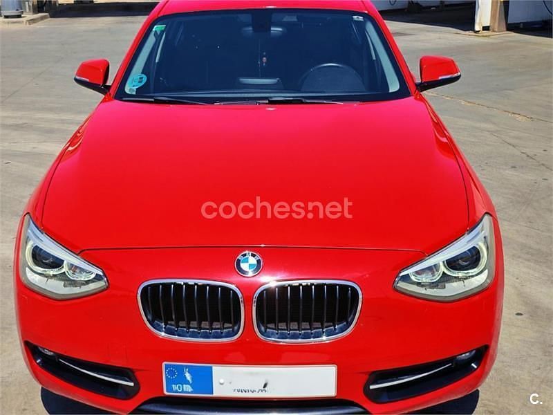 Usado BMW 116 Sport Line 136 CV (100 kW) 2012 Rojo Utilitario