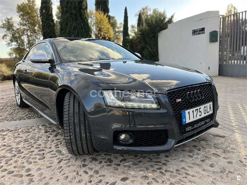 Usado Audi S5 354 CV (260 kW) 2009 Gris / plata Coupe
