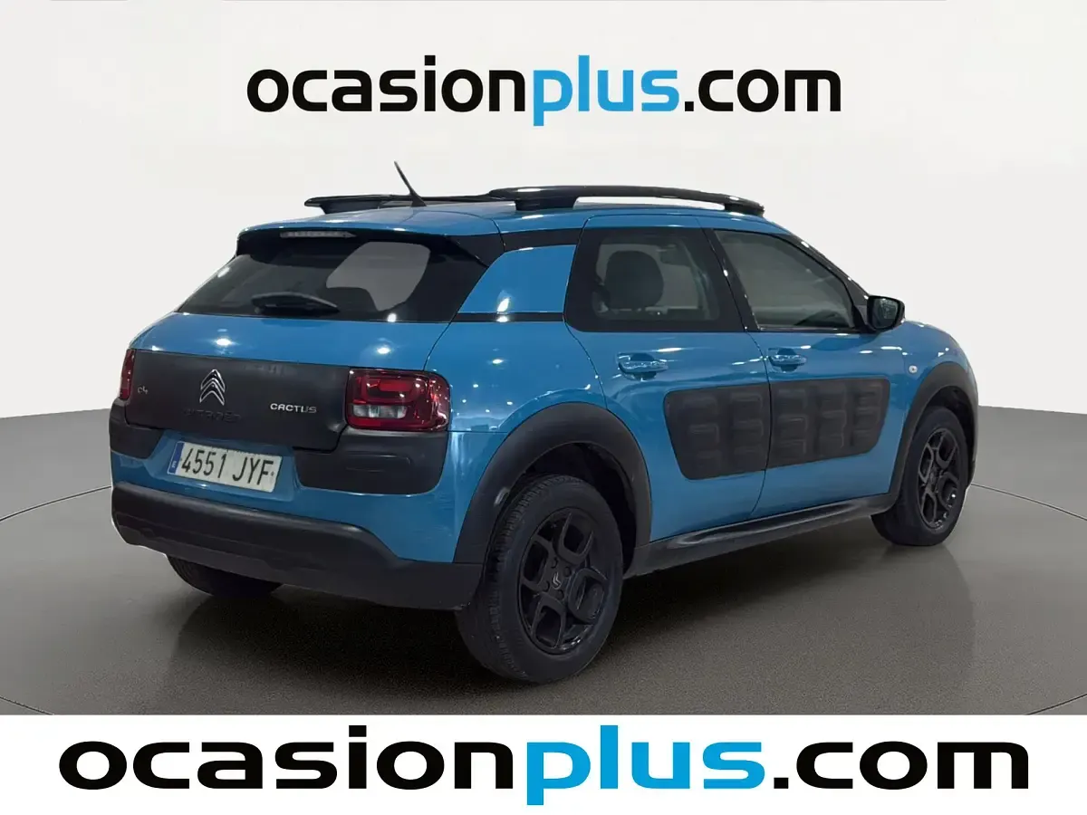 Usado Citroën C4 Cactus Feel 100 CV (73 kW) 2017 Azul Utilitario