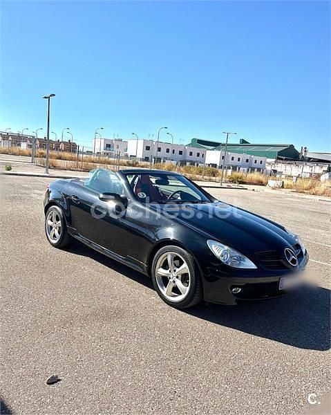 Negro Usado 2005 Mercedes SLK200 Descapotable | 12.900 € (Precio justo) - Imagen 1/4