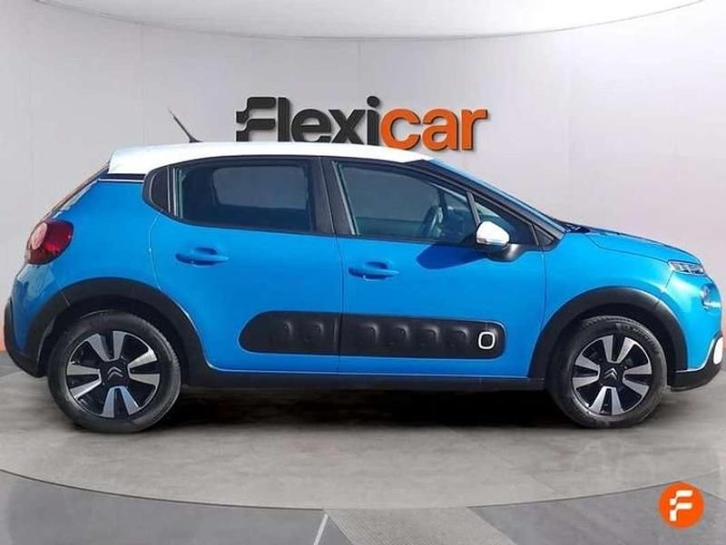 Usado Citroën C3 Feel 82 CV (60 kW) 2021 Azul Utilitario