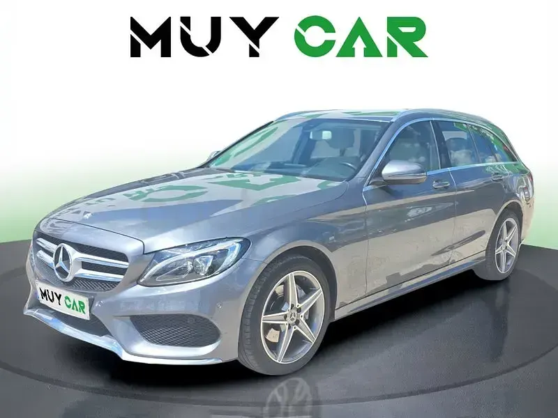 Usado Mercedes C220 170 CV (125 kW) 2017 Gris / plata Familiar