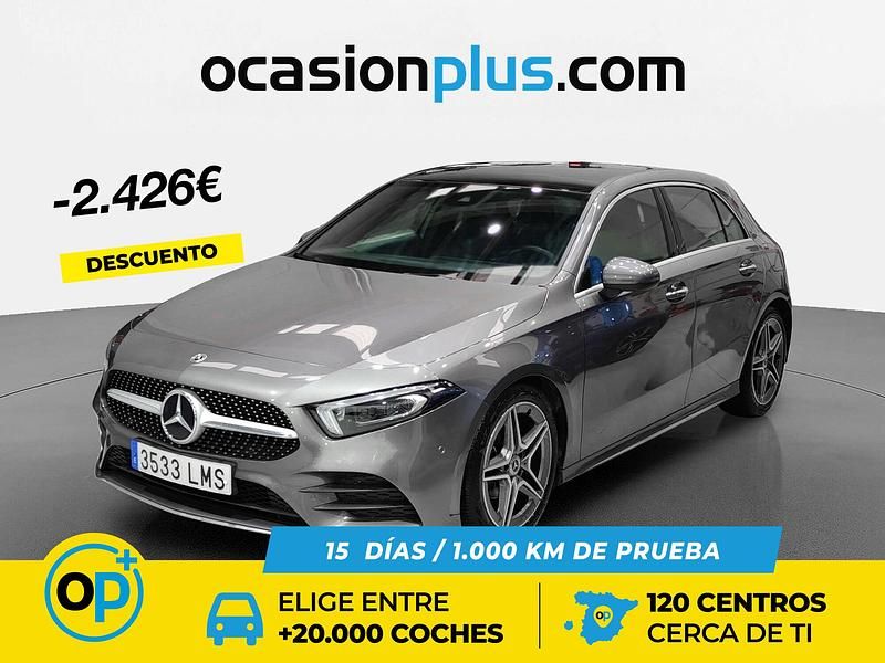 Gris Usado 2021 Mercedes A180 | 26.690 € (Precio justo) - Imagen 1/4