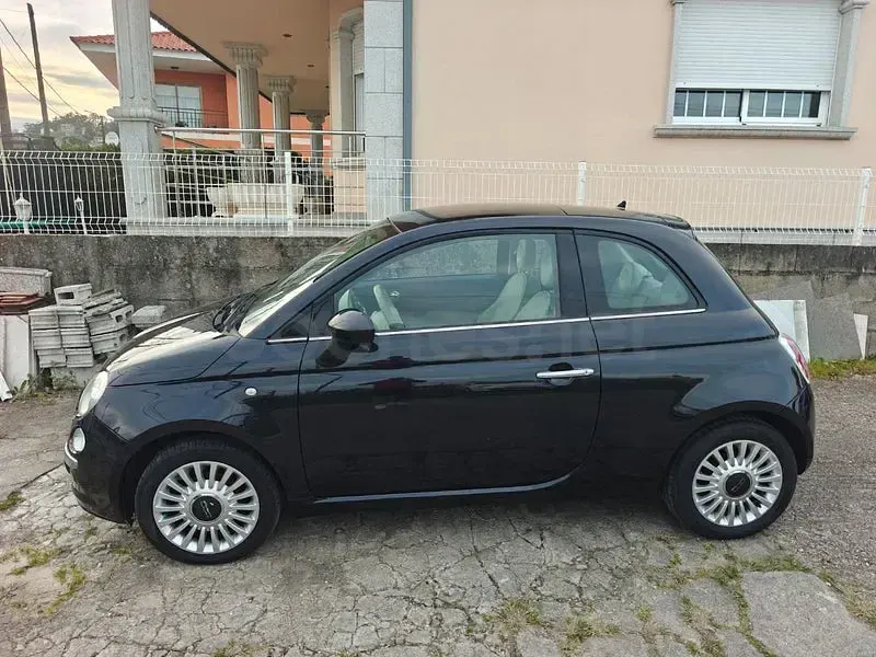 Usado Fiat 500 Lounge 69 CV (50 kW) 2011 Negro Berlina