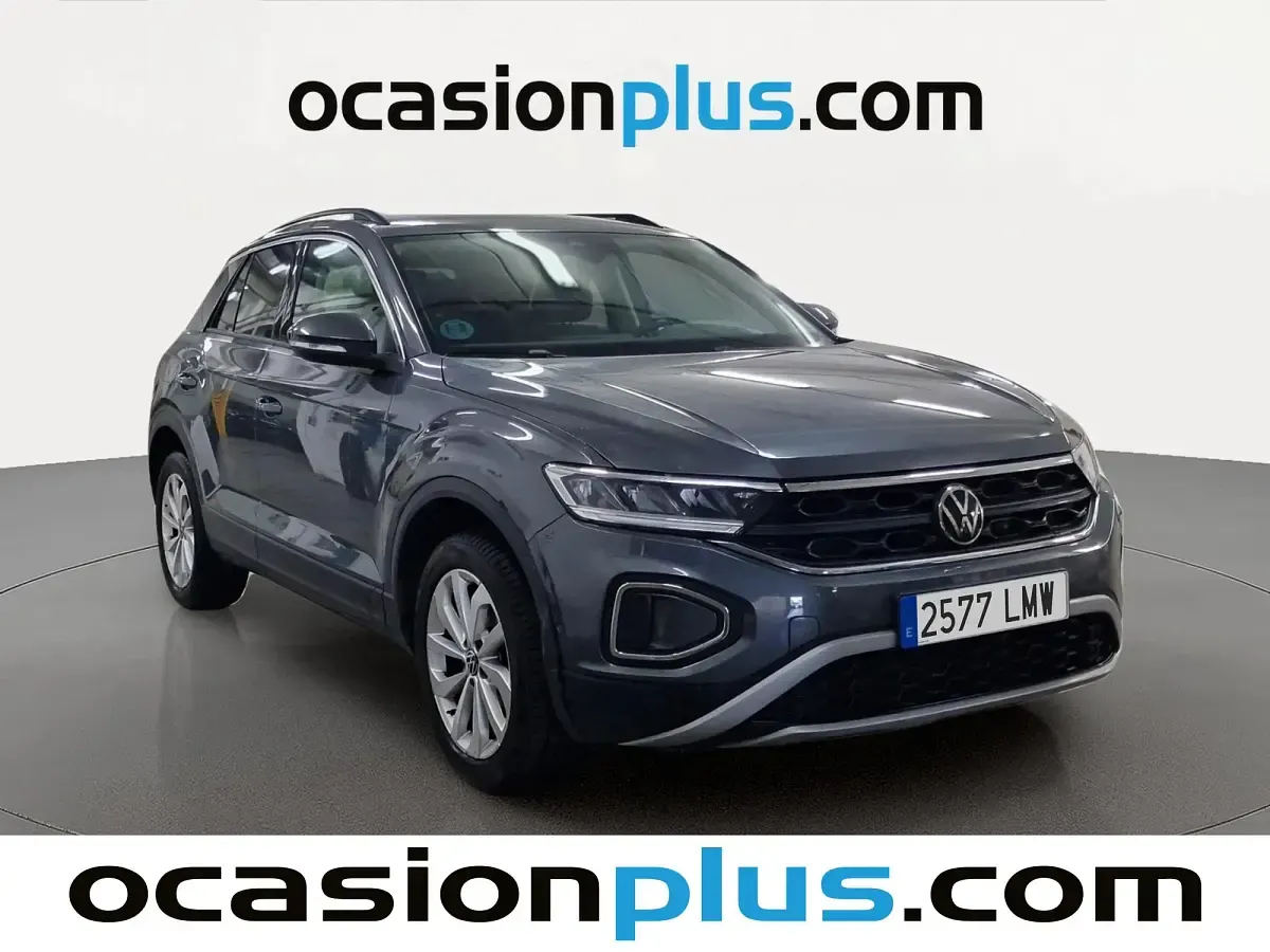 Usado VW T-Roc Advance 110 CV (80 kW) 2021 Gris SUV