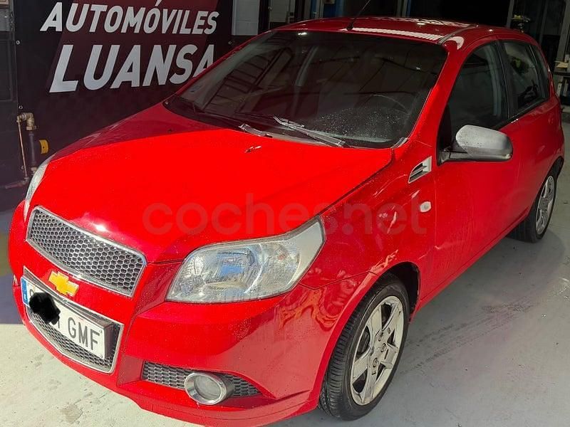 Usado Chevrolet Aveo LS 84 CV (61 kW) 2009 Rojo Berlina