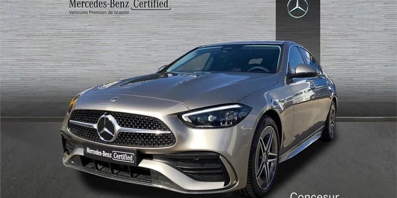 Usado Mercedes C220 200 CV (147 kW) 2022 Plateado Berlina