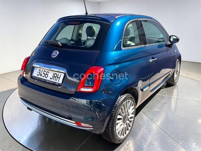 Usado Fiat 500 Lounge 69 CV (50 kW) 2016 Azul Berlina