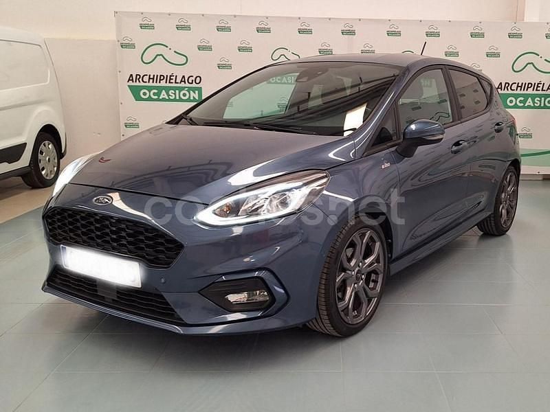 Azul Usado 2021 Ford Fiesta ST-Line Berlina | 12.495 € (Buen precio) - Imagen 1/4