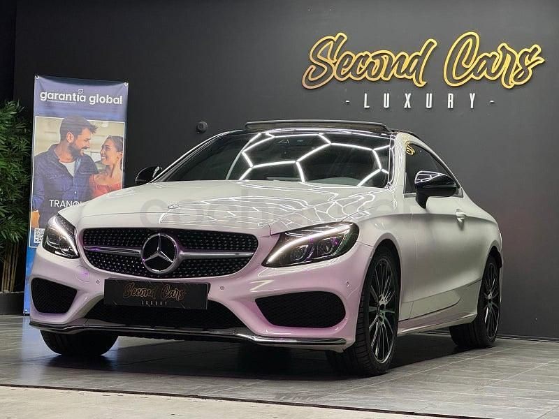 Usado Mercedes C220 170 CV (125 kW) 2017 Blanco Coupe