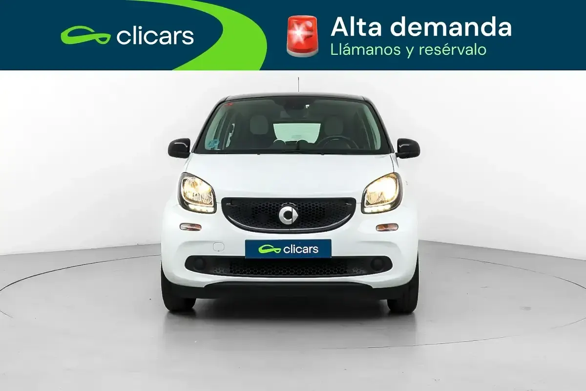 Usado Smart ForFour Passion 71 CV (52 kW) 2015 Blanco Utilitario