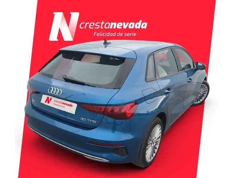 Usado Audi A3 Advanced Plus 110 CV (80 kW) 2022 Azul Berlina