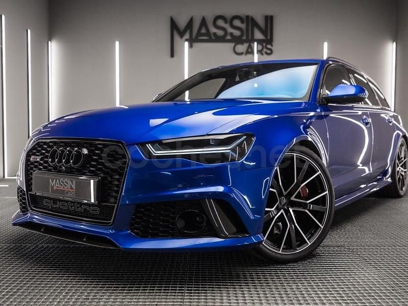 Usado Audi RS6 Performance 605 CV (444 kW) 2018 Azul Familiar