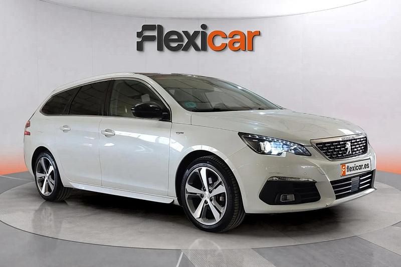 Blanco Usado 2021 Peugeot 308 GT Familiar | 11.490 € (Super precio) - Imagen 1/4