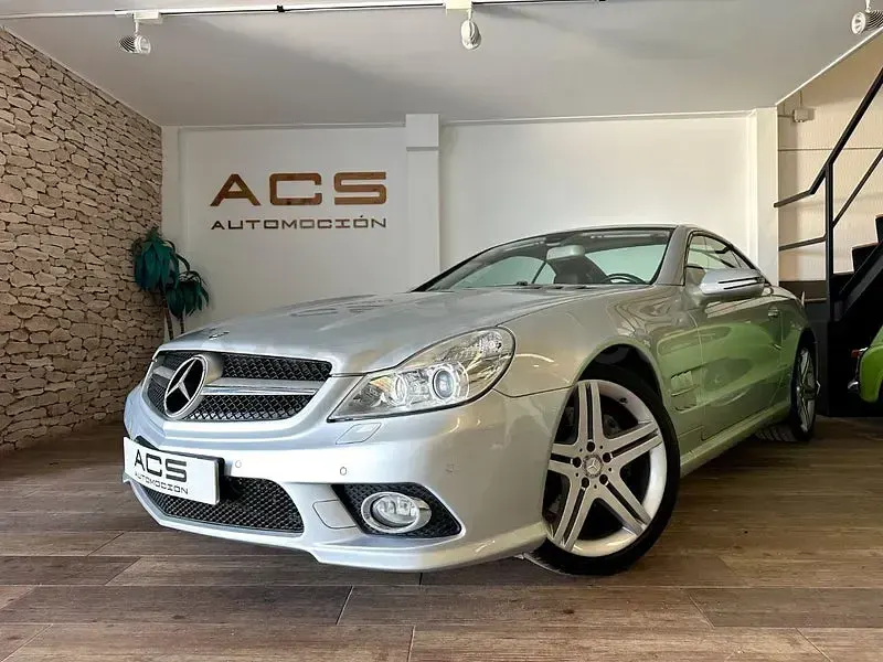 Usado Mercedes SL500 388 CV (285 kW) 2012 Gris / plata Descapotable