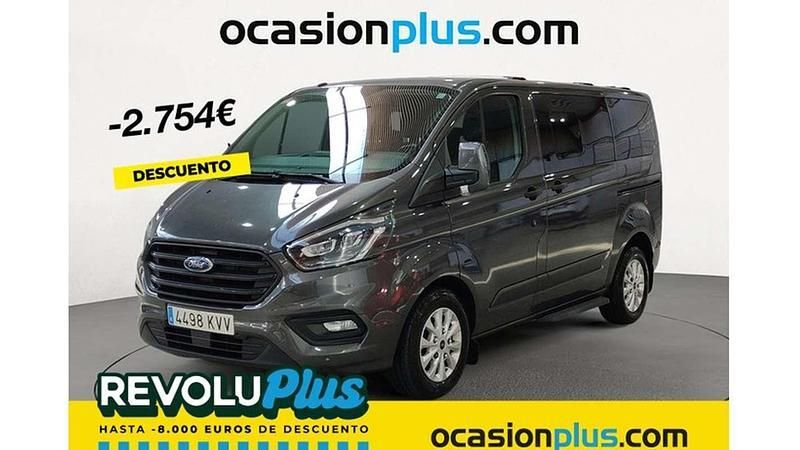 Gris Usado 2019 Ford Tourneo Custom Trend Monovolumen | 27.546 € (Un poco caro) - Imagen 1/4