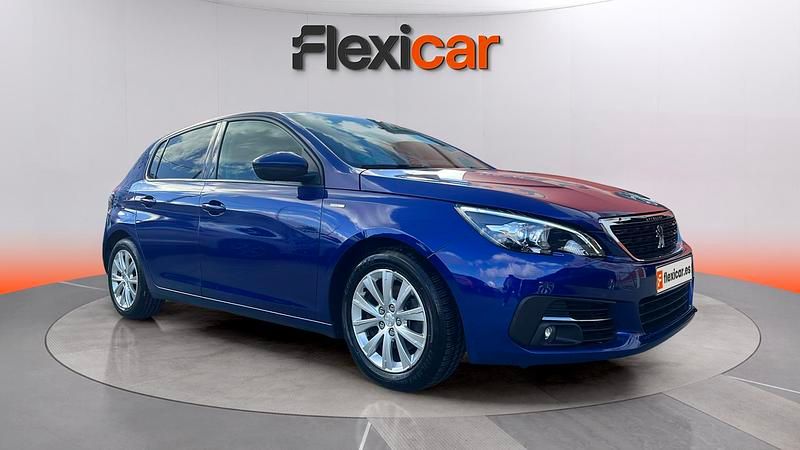 Usado Peugeot 308 Style 131 CV (96 kW) 2020 Azul Utilitario
