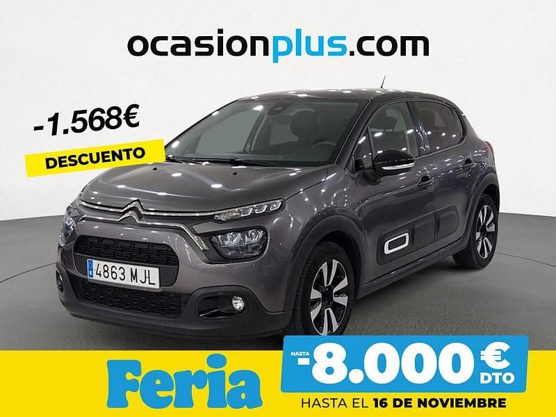 Gris Usado 2023 Citroën C3 PureTech Utilitario | 13.950 € (Precio justo) - Imagen 1/4