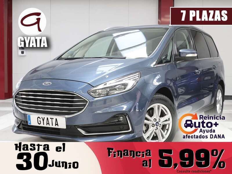 Azul Usado 2023 Ford Galaxy Titanium Monovolumen | 30.990 € (Caro) - Imagen 1/4