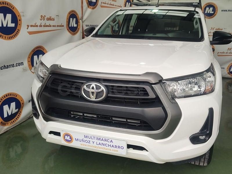 Usado Toyota HiLux 150 CV (110 kW) 2022 Blanco Recogida