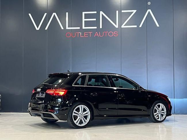 Usado Audi A3 S-Line 116 CV (85 kW) 2018 Negro Berlina