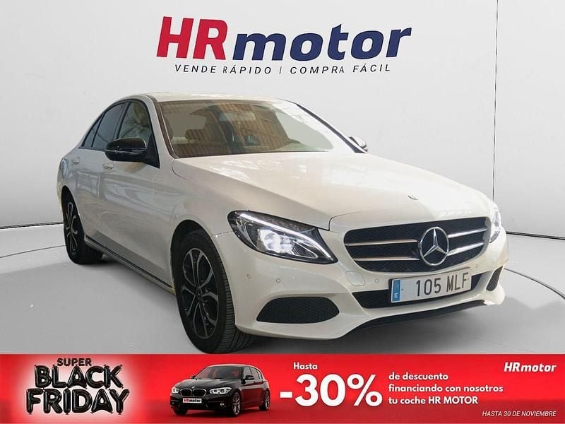 Blanco Usado 2018 Mercedes C200 Berlina | 23.890 € (Precio justo) - Imagen 1/4