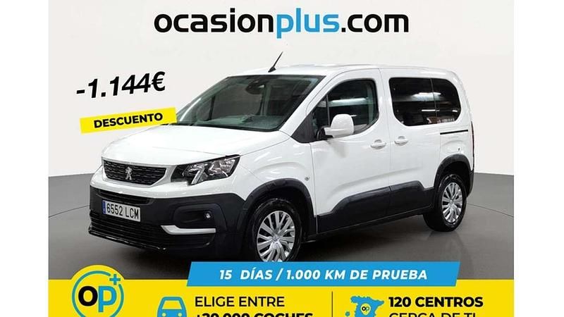 Usado Peugeot Rifter Active 102 CV (75 kW) 2019 Blanco Monovolumen