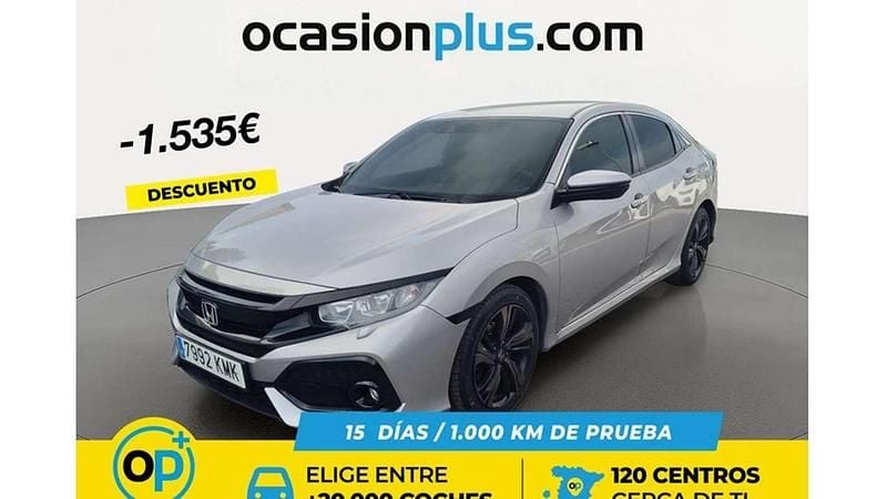 Usado Honda Civic Elegance 129 CV (94 kW) 2018 Plateado Utilitario