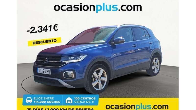 Azul Usado 2021 VW T-Cross Sport SUV | 23.419 € (Precio justo) - Imagen 1/4