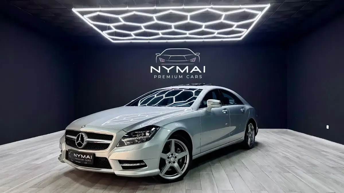 Usado Mercedes CLS350 265 CV (194 kW) 2013 Gris / plata Berlina