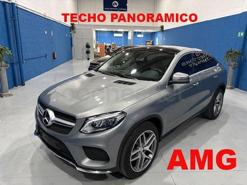 Usado Mercedes GLE350 258 CV (189 kW) 2015 Gris / plata Coupe