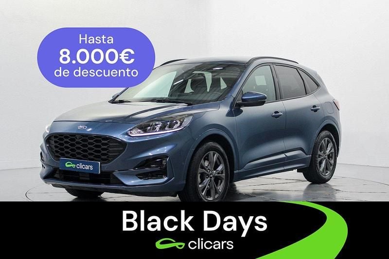 Azul Usado 2022 Ford Kuga ST-Line SUV | 22.990 € (Precio justo) - Imagen 1/4
