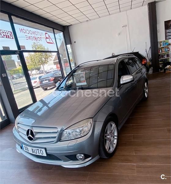 Gris / plata Usado 2008 Mercedes C220 Avantgarde Familiar | 6900 € (Un poco caro) - Imagen 1/4