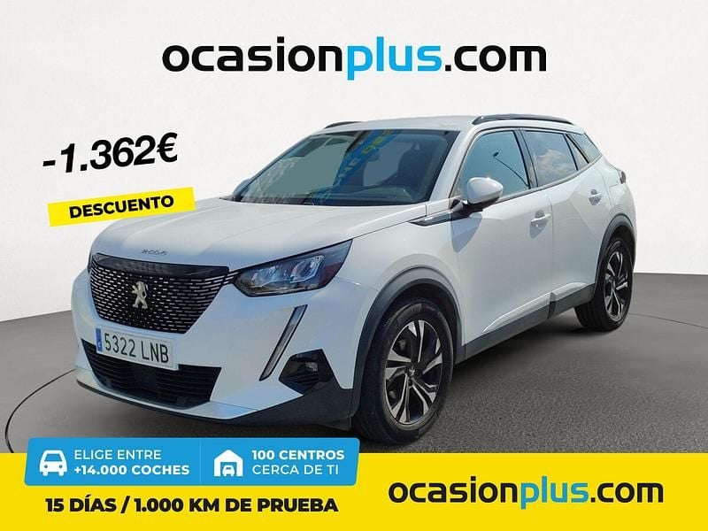 Blanco Usado 2021 Peugeot 2008 Allure SUV | 14.650 € (Precio justo) - Imagen 1/4