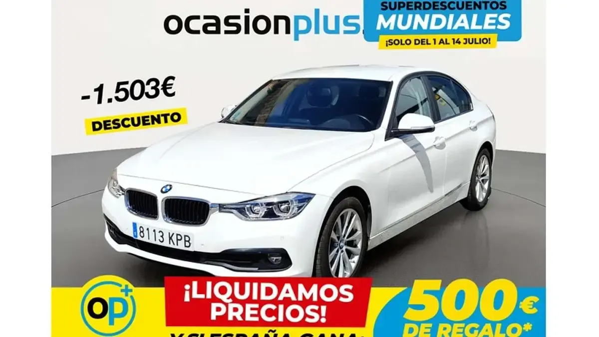 Usado BMW 318 150 CV (110 kW) 2018 Blanco Berlina