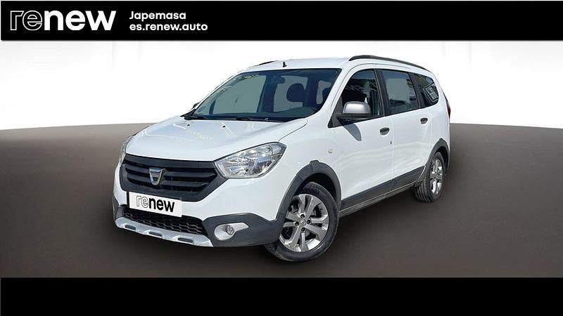 Blanco glaciar Usado 2016 Dacia Lodgy Stepway Monovolumen | 10.700 € (Precio justo) - Imagen 1/4