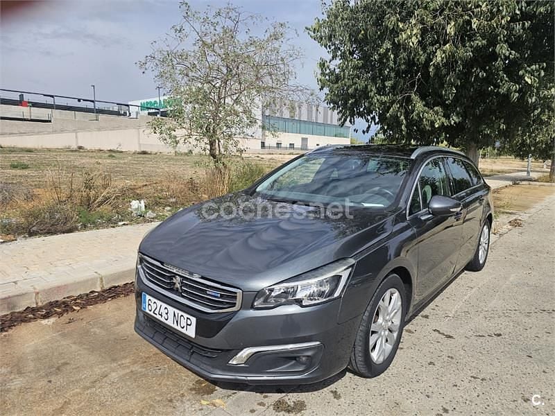 Gris / plata Usado 2015 Peugeot 508 SW Allure Familiar | 8000 € (Super precio) - Imagen 1/4