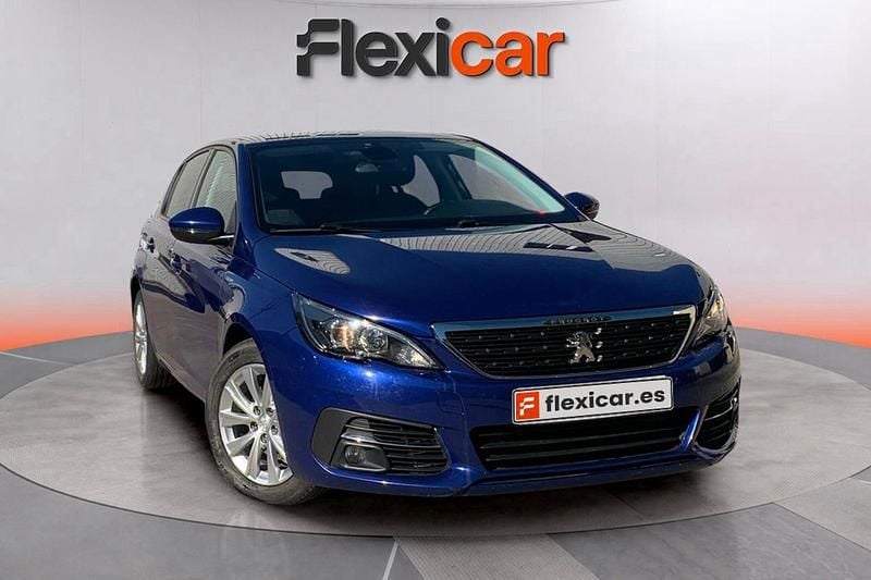Azul Usado 2020 Peugeot 308 Allure Familiar | 9490 € (Precio justo) - Imagen 1/4