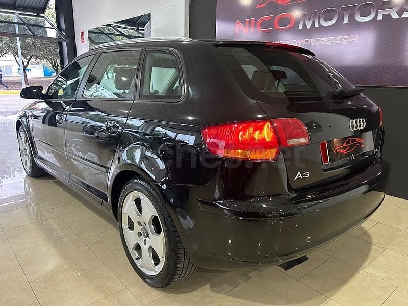 Usado Audi A3 Ambition 140 CV (102 kW) 2007 Negro Utilitario
