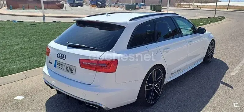 Usado Audi A6 S-Line 245 CV (180 kW) 2013 Blanco Familiar