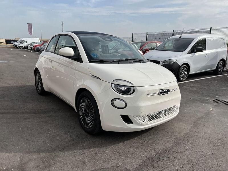 Blanco Usado 2022 Fiat 500e Icon Descapotable | 18.900 € (Buen precio) - Imagen 1/4