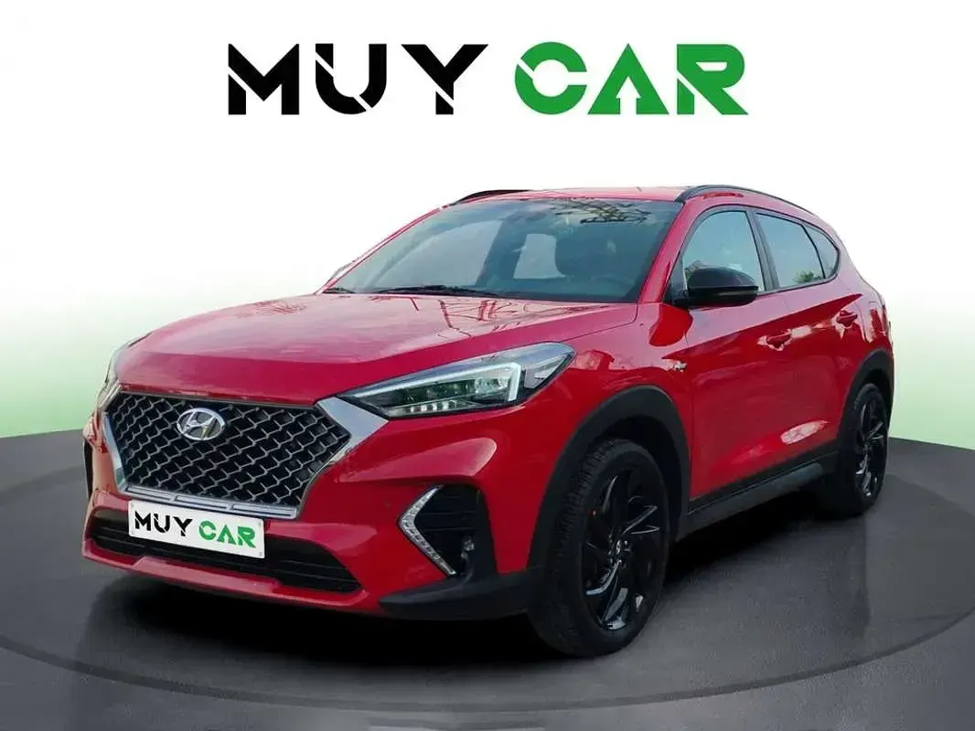 Usado Hyundai Tucson N Line 136 CV (100 kW) 2020 Rojo SUV