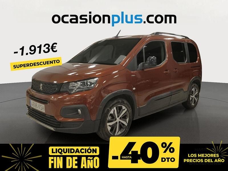 Marrón Usado 2018 Peugeot Rifter GT-line Monovolumen | 17.090 € (Precio justo) - Imagen 1/4