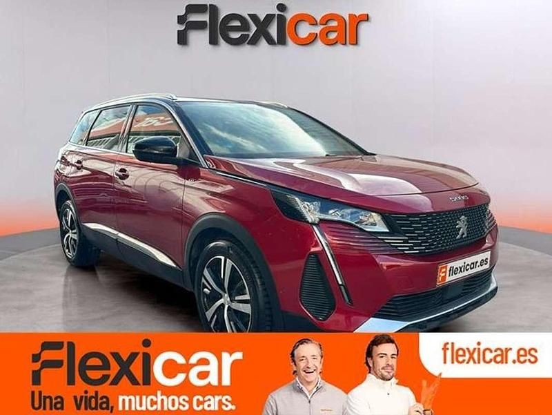 Rojo Usado 2021 Peugeot 5008 Allure SUV | 19.690 € (Buen precio) - Imagen 1/4